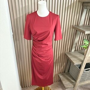 M.M. Lafleur Ciela 1.0 Dress — Stretch Crepe (Maroon) | Size 4